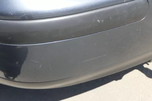 VW Golf 4 Limousine Stoßstange hinten Heckstoßstange Stoßfänger blau grau LC7V c (156271)