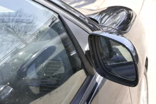 VW Lupo Arosa manueller Spiegel Außenspiegel rechts schwarz L041 156283 (156283)