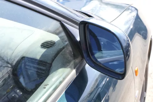 Audi A4 B5 Spiegel Außenspiegel rechts elektrisch grün LZ6U (156426)