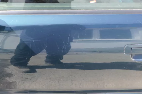 Audi A4 B5 Tür nur Türblatt vorne links Fahrertür grün LZ6U Kombi od Limo (156427)