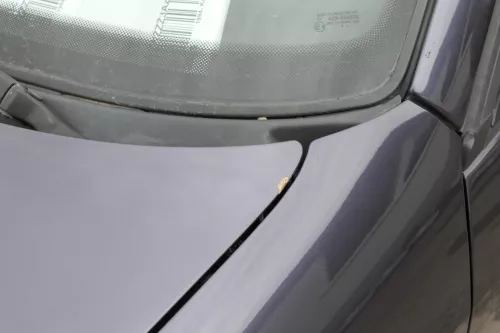 VW Passat 3A 35i Motorhaube Klappe vorne vorn Haube blau grau LC5P (156504)