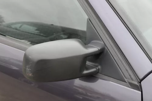 VW Passat 3A 35i elektrischer Spiegel Außenspiegel rechts + Glas schwarz matt (156507)