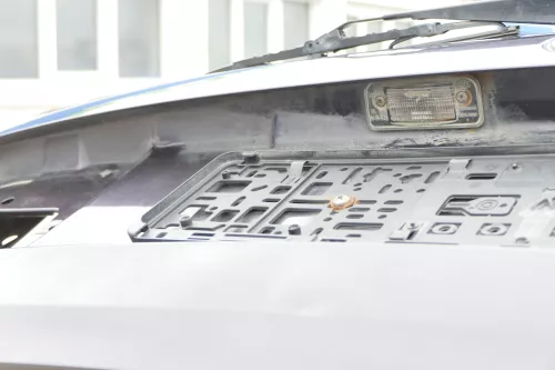 VW Passat 3A 35i Kombi Variant Heckklappe Klappe Kofferraumklappe blau grau LC5P (156514)