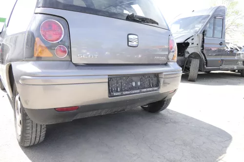 Seat Arosa 6H Stoßstange hinten grau LS7U Faceliftmodell Heckstoßstange (156854)