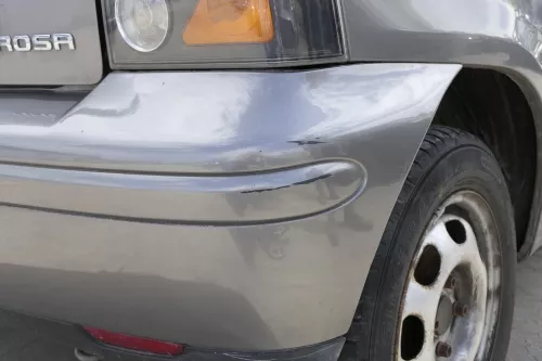 Seat Arosa 6H Stoßstange hinten grau LS7U Faceliftmodell Heckstoßstange (156854)