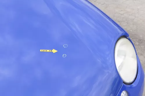 VW Lupo Motorhaube KLappe vorne blau LW5Z jazzblue (156897)