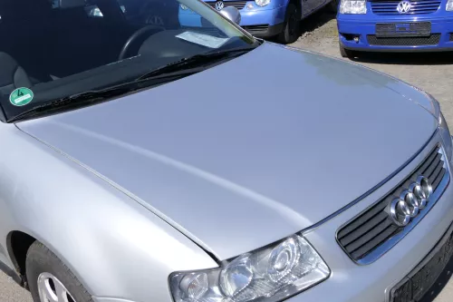 Audi A3 8L Motorhaube Frontklappe Haube silber LY7W grau auch für Facelift (156995)