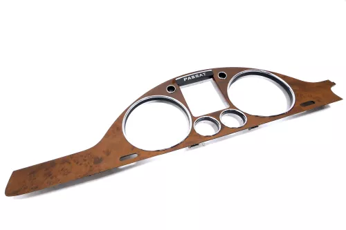 VW Passat 3C Mittelkonsole Verkleidung Abdeckung Tacho Dekor nur Holz Nuss (157026)