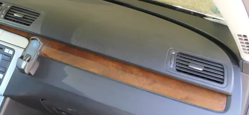 VW Passat 3C Mittelkonsole Verkleidung Abdeckung Tacho Dekor nur Holz Nuss (157026)