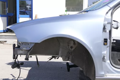 Skoda Octavia 1Z Kotflügel vorne links grau  silber LF7U Kombi bis ca. 2010