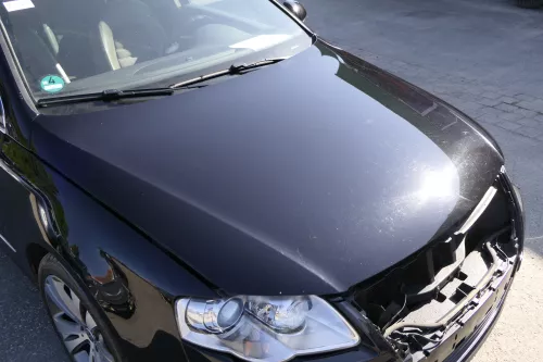 VW Passat 3C Motorhaube Klappe vorne vorn Haube schwarz LC9X deepblack black (157079)