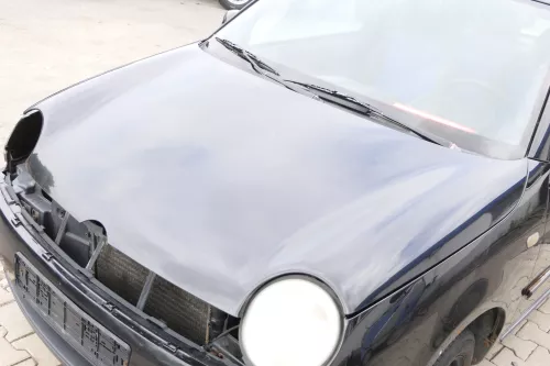 VW Lupo Motorhaube Klappe Frontklappe Haube vorne schwarz L041 uni black (157173)