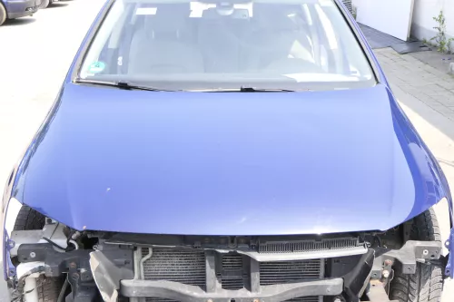 VW Passat 3C Motorhaube Klappe vorne vorn Haube blau LA5E