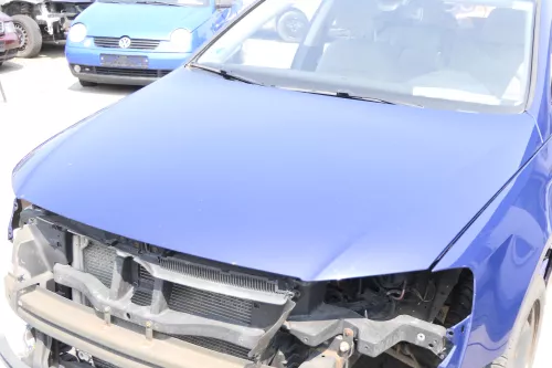 VW Passat 3C Motorhaube Klappe vorne vorn Haube blau LA5E (157199)