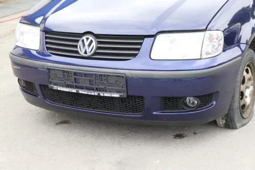VW Polo 6N2 Stoßstange vorne Frontstoßstange Stoßfänger blau LB5N indigo NSW (157251)
