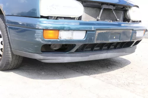 VW Golf 3 auch Cabrio Stoßstange vorne Stoßfänger vorn grün LC6P lackiert (157263)