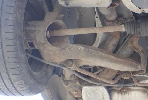 VW Golf 3 Syncro Quattro Allrad Achsschenkel Radlagergehäuse hinten links Querle