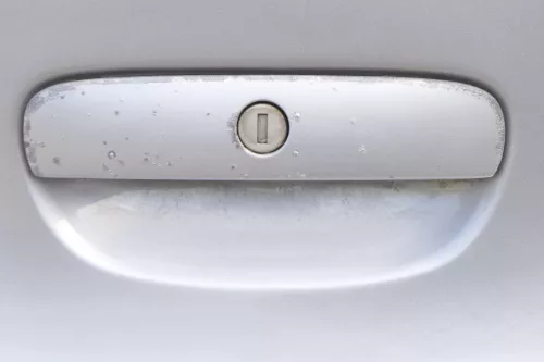 VW Polo 9N 9N3 Griff Heckkklappe Heckklappengriff silber LA7W