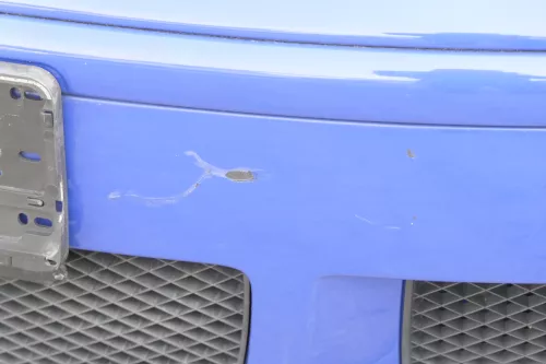 VW Polo 6N2 Stoßstange vorne Frontstoßstange Stoßfänger blau LA5C surfblue+Grill (157478)