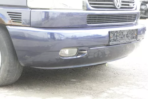 VW T4 Multivan Lange Version Stoßstange Frontstoßstange vorne blau LN5Y Nebelsch (157564)