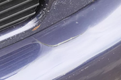 VW T4 Multivan Lange Version Stoßstange Frontstoßstange vorne blau LN5Y Nebelsch (157564)