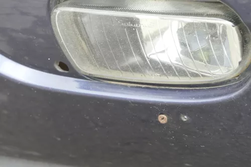 VW T4 Multivan Lange Version Stoßstange Frontstoßstange vorne blau LN5Y Nebelsch (157564)