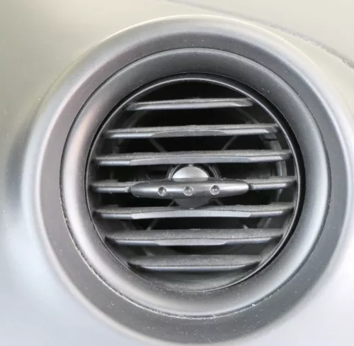 Seat Ibiza 6L Lüftungsdüse Düse Lüftung mitte Armaturenbrett schwarz