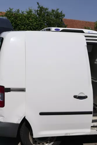 VW Caddy 3 2k Tür hinten rechts weiß LB9A Schiebetür (157676)