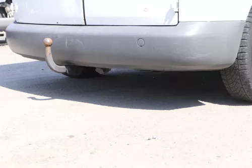 VW Caddy 2K Stoßstange hinten Heckstoßstange Stoßfänger grau graphit nicht lack (157682)