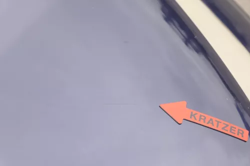 VW Polo 6N2 Motorhaube Haube vorne Klappe blau LB5N indigoblau blue c (157849)