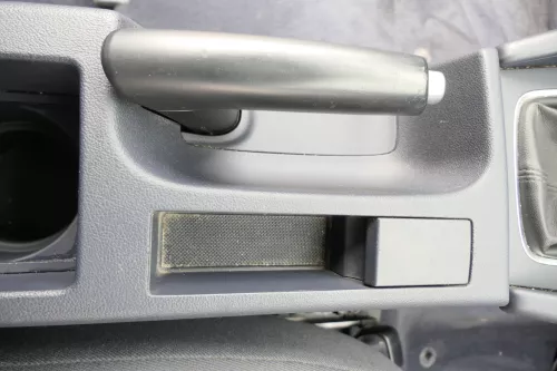 Audi A3 8P Handbremse Feststellbremse schwarz Leder Griff 8P0711303C schwarz