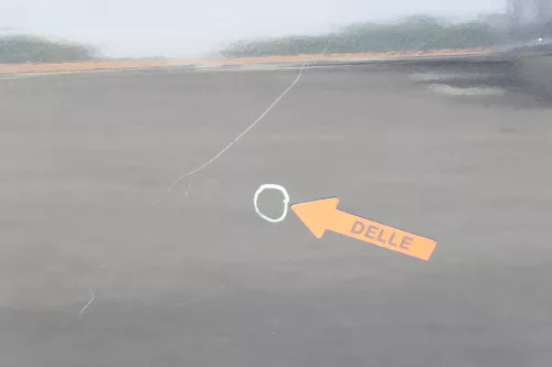 VW Passat 3A 35i Kombi Variant Tür hinten links schwarz LC9Z ohneAnbauteile (157940)