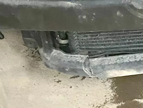 VW New Beetle 9C Schloßträger 1C0805594C Kühler Kondensator Pralldämpfer (158081)