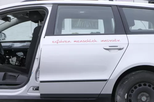 VW Passat 3C Kombi Variant Tür hinten links silber LA7W  -OHNE Anbauteile