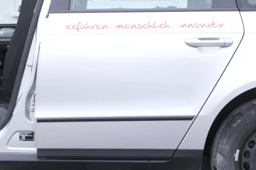 VW Passat 3C Kombi Variant Tür hinten links silber LA7W  -OHNE Anbauteile (158173)