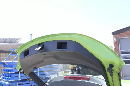 VW Scirocco 3 Heckklappe Klappe Scheibe grün LR6T Spoiler (158200)