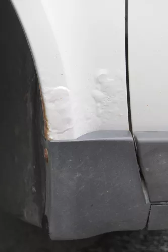 VW Passat 3BG 3B6 Kotflügel vorne links silber LA7W (Blinkerloch) - ROST (158374)