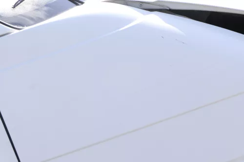 VW T4 kurze Version Kotflügel vorne rechts weiß L902 - Rost (158390)