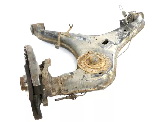 VW T4 Achse hinten links Hinterachse Achsschenkel Radlager Trommelbremse Bremse (158414)