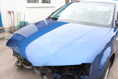 Audi A3 8P 4/5-Türer Motorhaube Haube Klappe vorn vorne blau LZ5C Sportback d (158484)