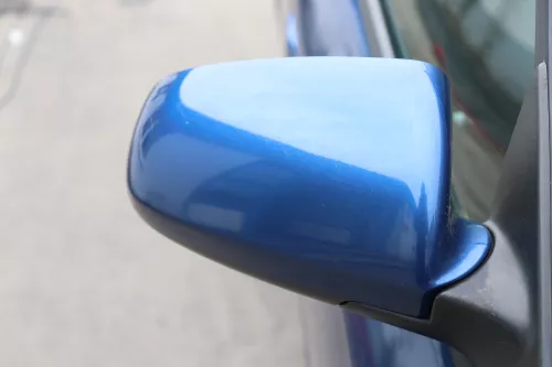 Audi A3 8P elektrischer Spiegel Außenspiegel vorne rechts blau LZ5C mauritiusbla (158490)