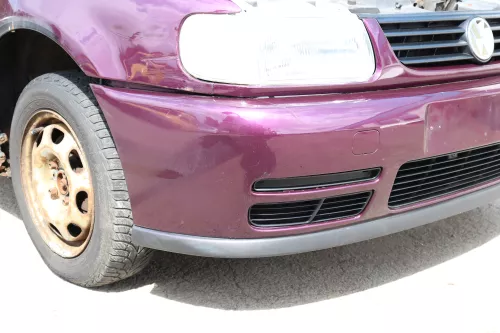 VW Polo 6N Stoßstange vorne breite Styling XXL Frontstoßstange lila LC4U (158505)