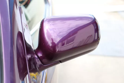 VW Polo 6N elektrischer Spiegel Außenspiegel links außen lila LC4U + Glas (158508)