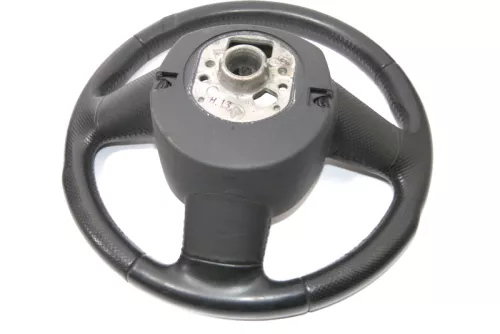 Audi A6 4F Q7 Lenkrad 3-Speichen Multifunktionslenkrad 4F0419091DF schwarz (158550)