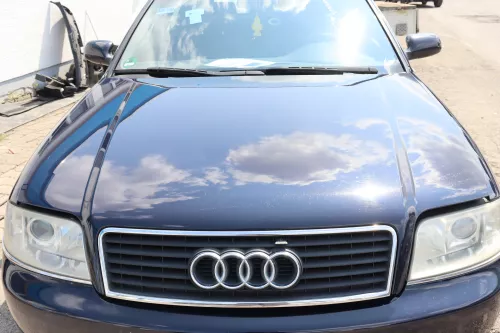 Audi A6 4B Motorhaube Klappe vorn Facelift (ab. Mitte 2002) blau LY5K ohne Grill