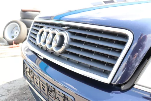 Audi A6 4B Motorhaube Klappe vorn Facelift (ab. Mitte 2002) blau LY5K ohne Grill (158563)