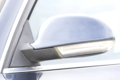 VW Passat 3BG elektrischer Spiegel Außenspiegel links grau blau LC5F Blinker (158580)
