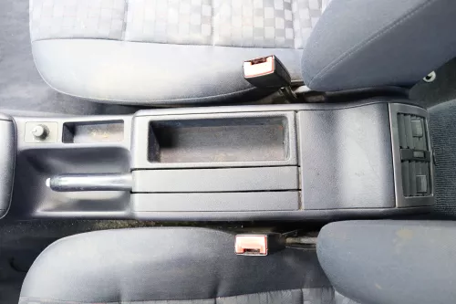 Audi A6 4B Mitteltunnel hinten Verkleidung um Handbremse maritimblau blau