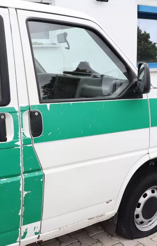 VW T4 Tür vorne rechts weiß R902 Beifahrertür 701831056H bis ca. 1996.