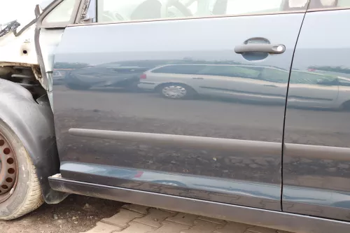 VW Golf Plus 5M Türblatt Tür vorne links Fahrertür blau grau LC5F - nur Türblatt (158860)